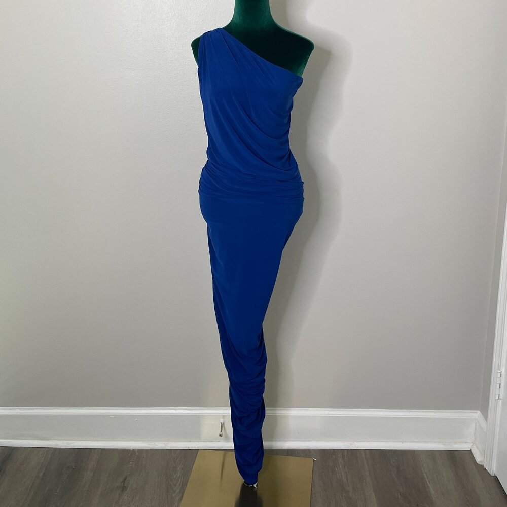 Norma Kamali | Diana Gown in Berry Blue